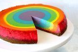 Cheesecake arco-íris